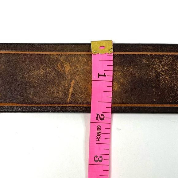 Levi’s Hand Tooled Hand Painted Leather Belt - Picture 12 of 12